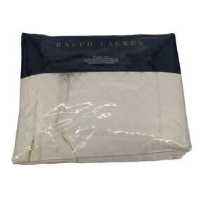 NIB Ralph Lauren Standard Sham Hollywood Cream